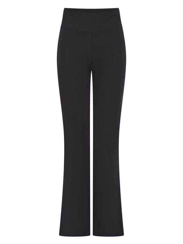 Black Women’s flared leggings