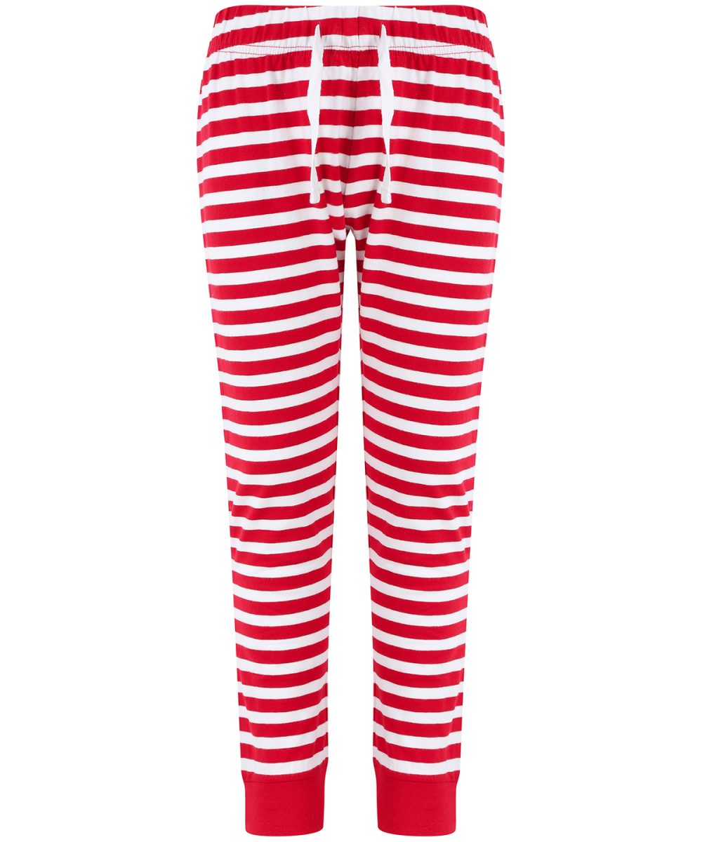 Red/White Stripes Kids cuffed lounge pants