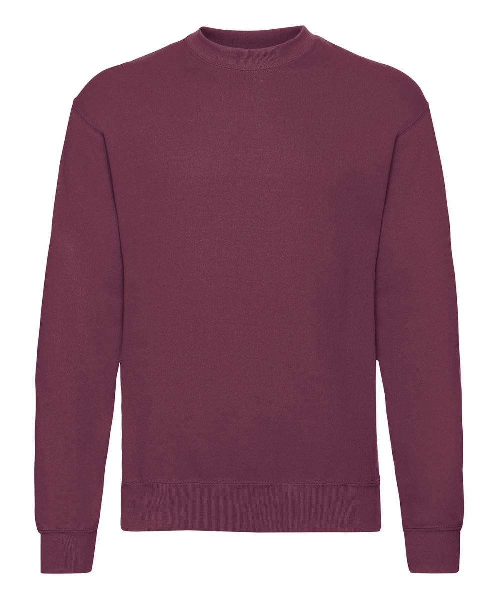 Burgundy* Classic 80/20 set-in sweatshirt