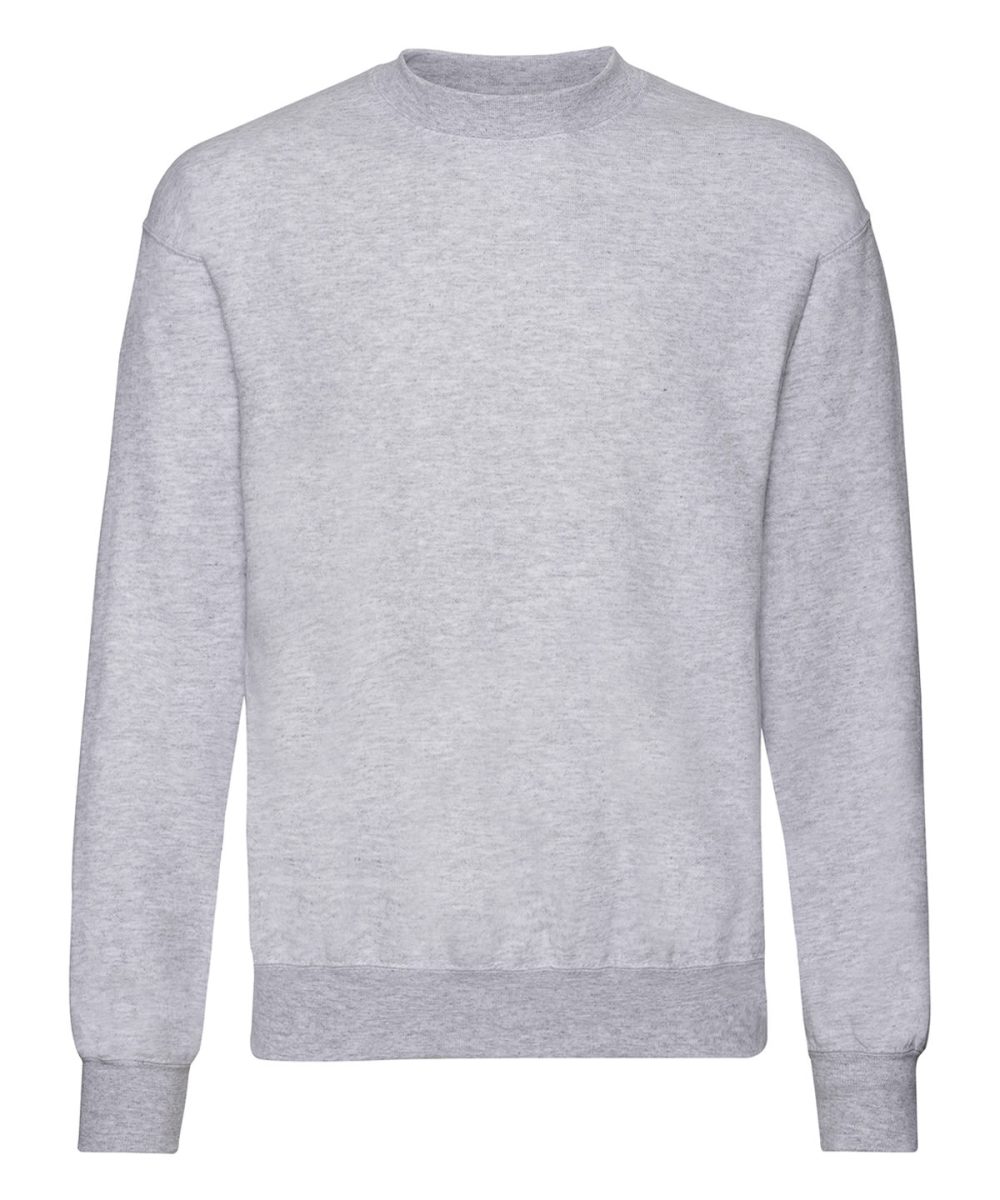 Heather Grey*†? Classic 80/20 set-in sweatshirt