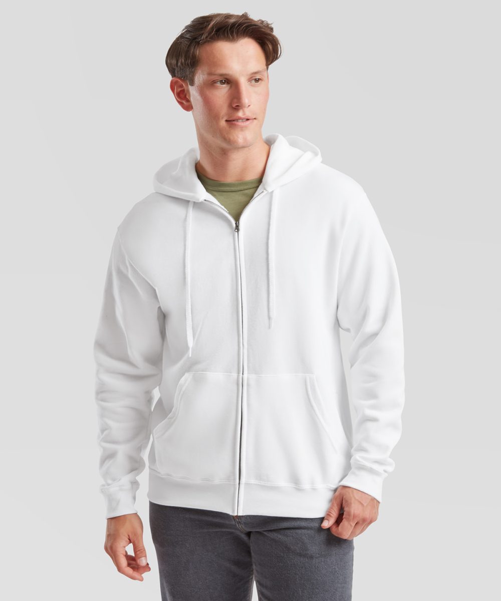 Classic 80/20 hooded sweatshirt jacket