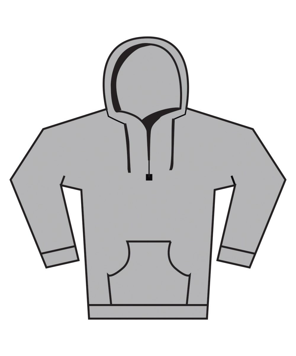 Athletic Heather* Supercotton™ hooded sweatshirt