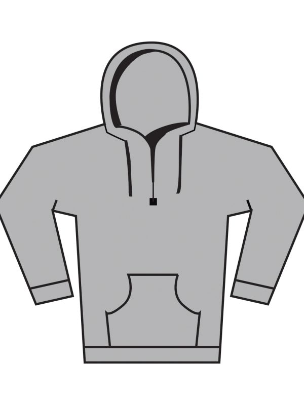 Athletic Heather* Supercotton™ hooded sweatshirt