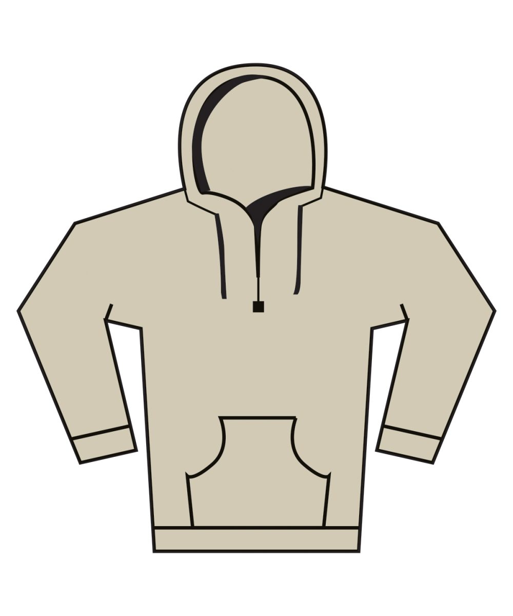 Desert Sand Supercotton™ hooded sweatshirt