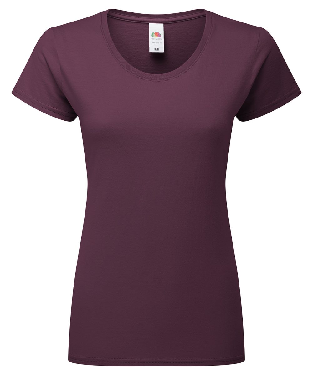 Dark Plum Women's Iconic 195 ringspun premium t-shirt