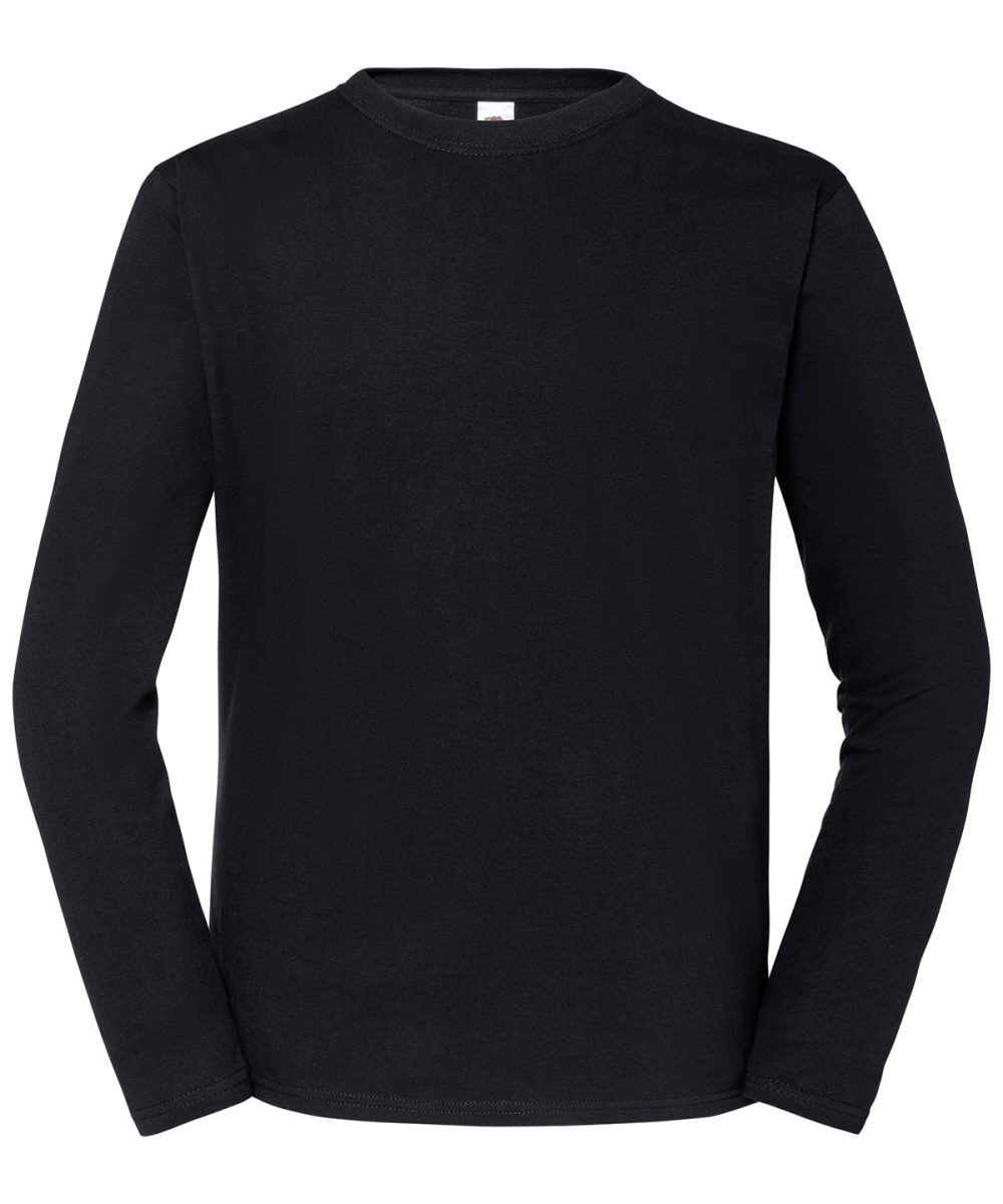 Black* Iconic 195 ringspun premium long sleeve T