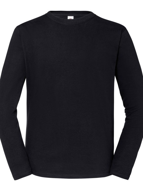 Black* Iconic 195 ringspun premium long sleeve T