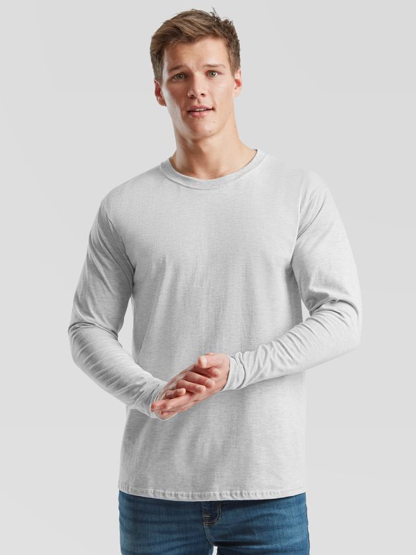 Iconic 195 ringspun premium long sleeve T