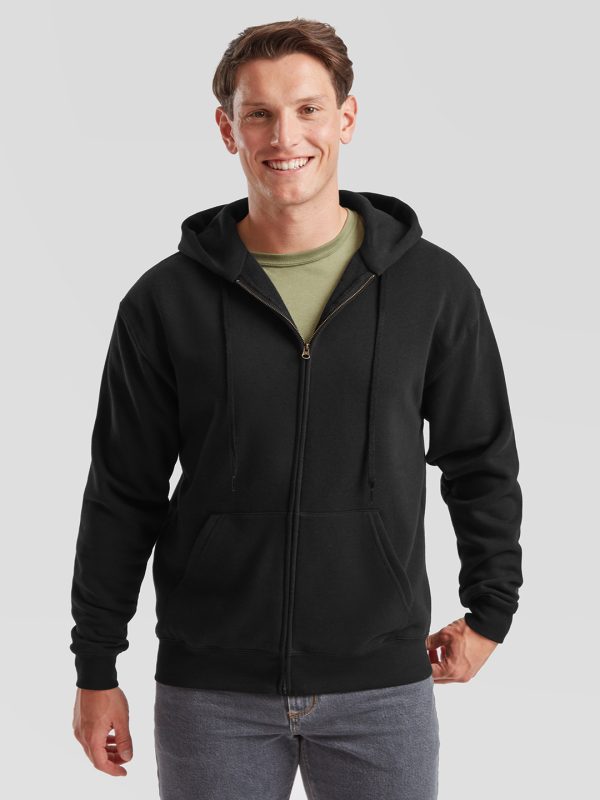 Premium 70/30 hooded sweatshirt jacket