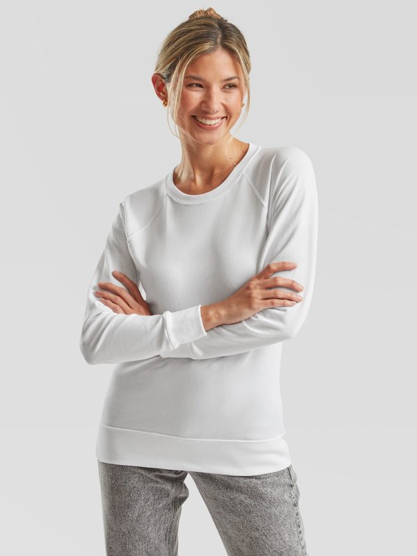 Women's lightweight raglan sweatshirt