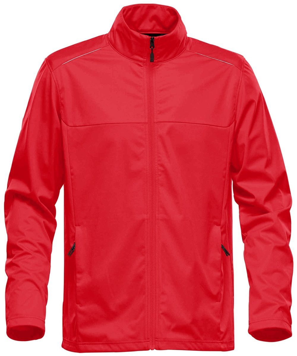 Bright Red Greenwich lightweight softshell