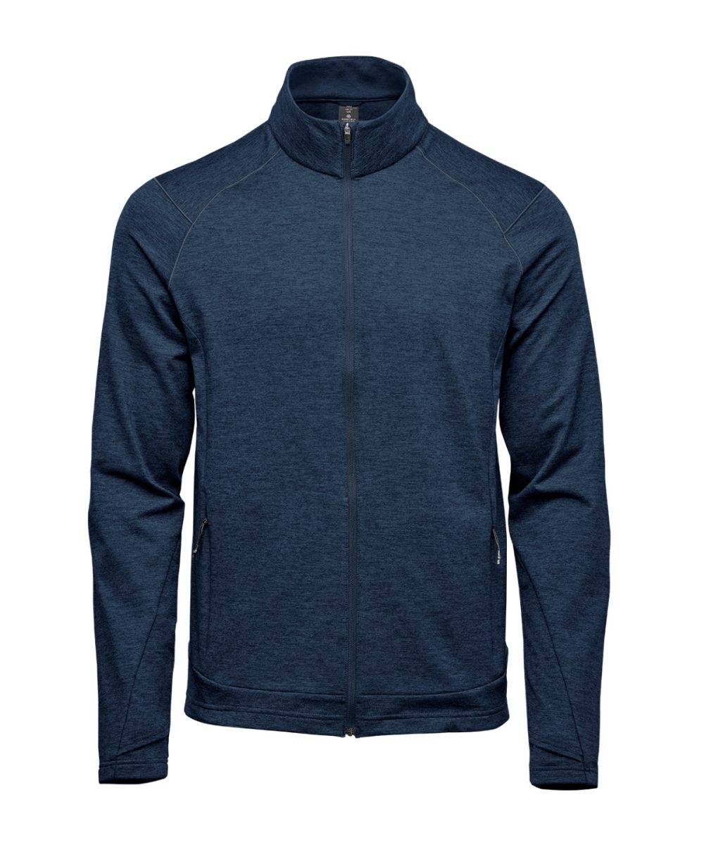 Dark Navy Heather Treeline performance jacket