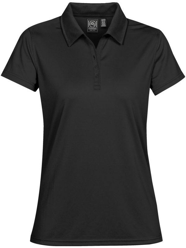 Black Women's Eclipse H2X-DRY® piqué polo