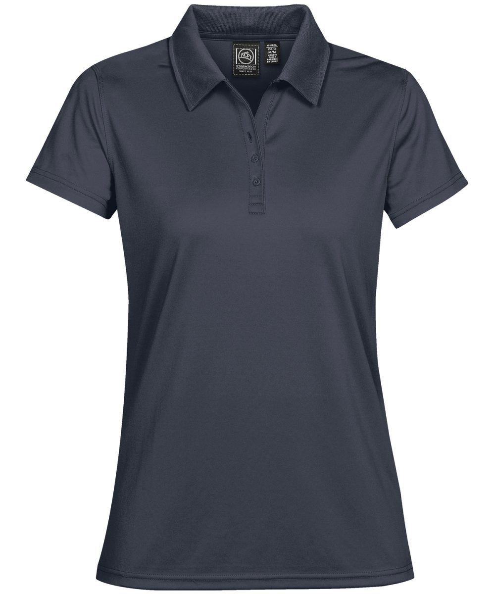 Navy Women's Eclipse H2X-DRY® piqué polo