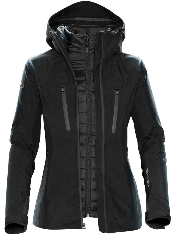 Black/Carbon Women's Matrix system jacket