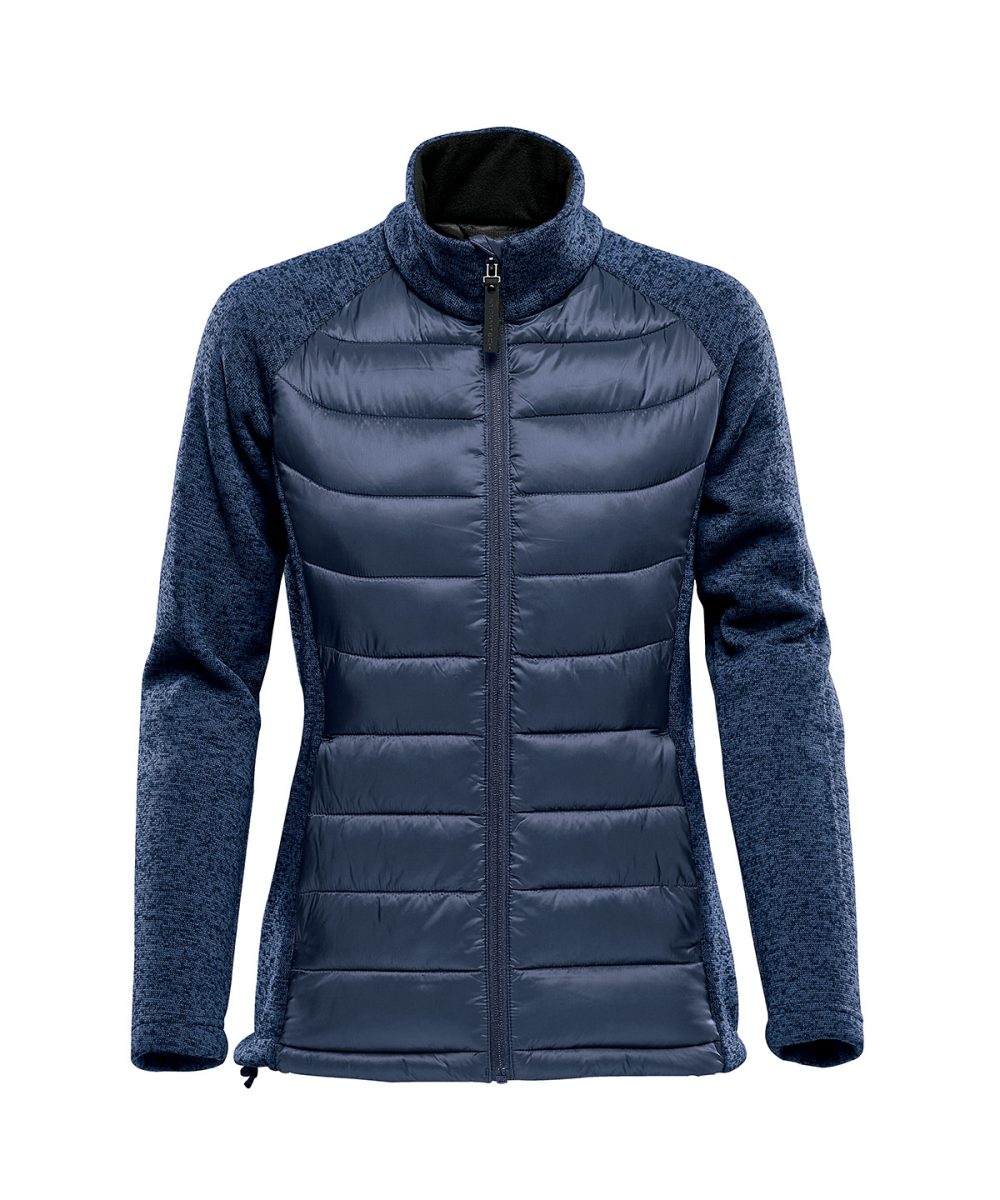 Indigo/Indigo Heather Women’s Narvik hybrid jacket