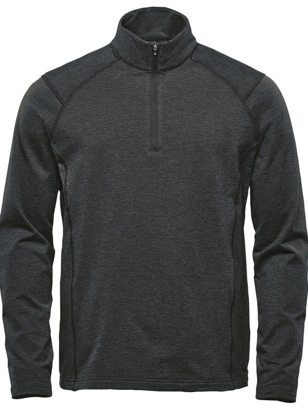 Black Heather Treeline ¼-zip fleece