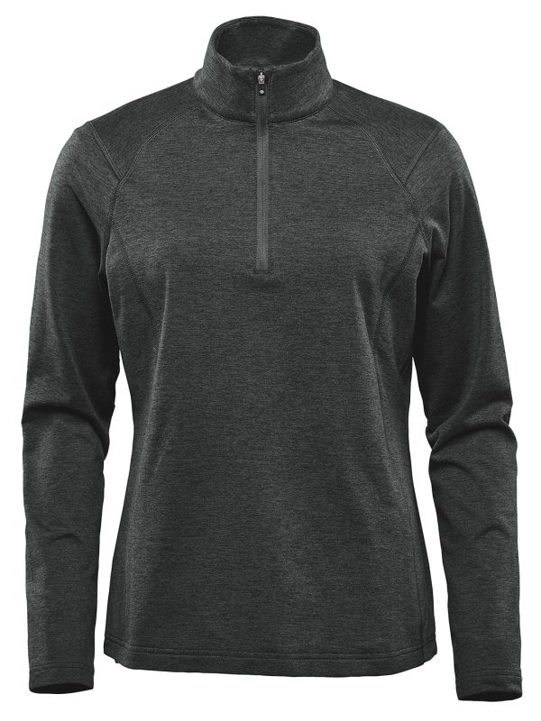 Black Heather Women’s Treeline ¼-zip fleece