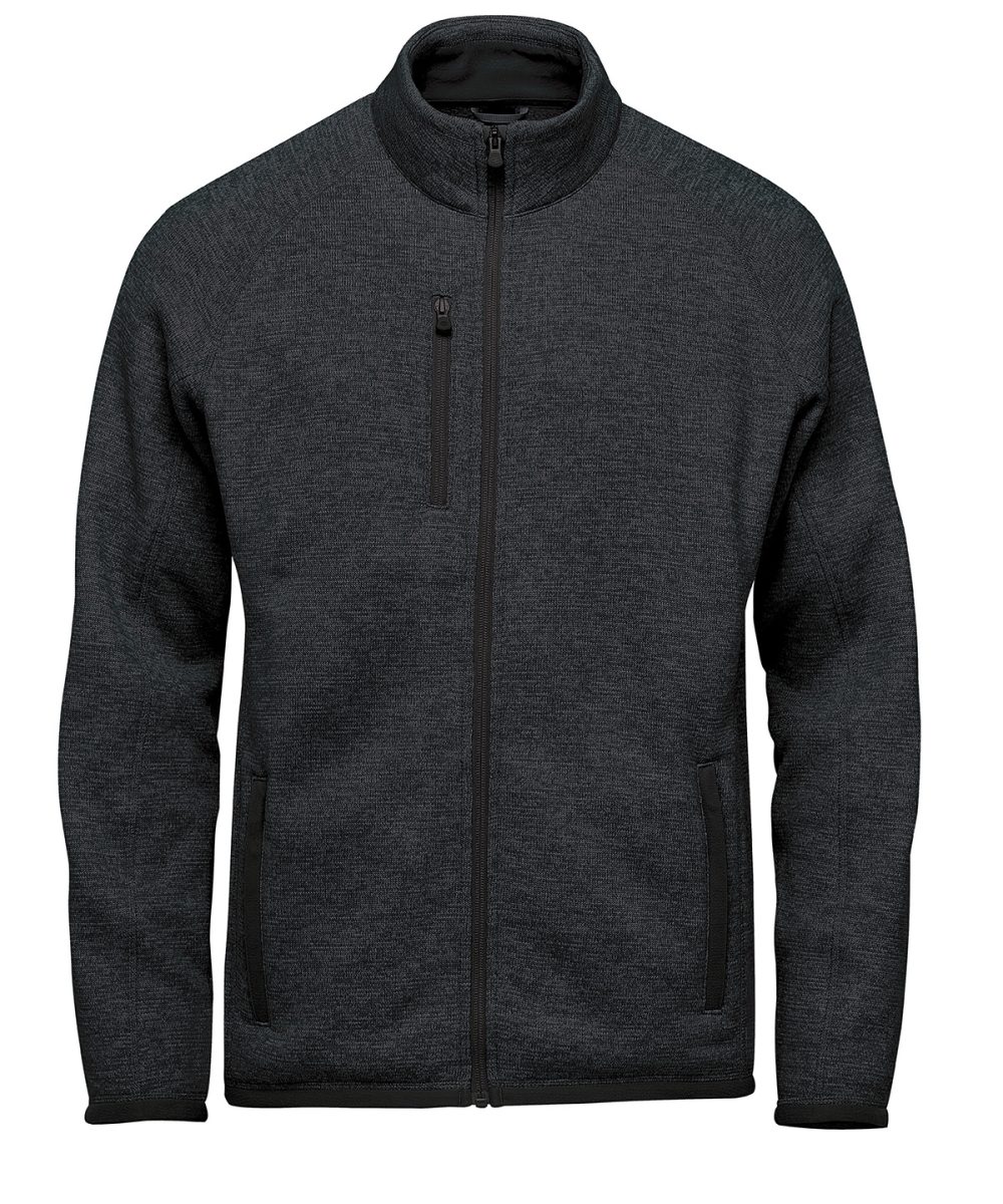 Black Heather Avalante full-zip fleece jacket