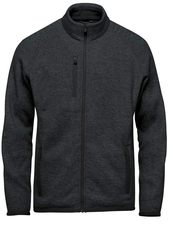 Black Heather Avalante full-zip fleece jacket