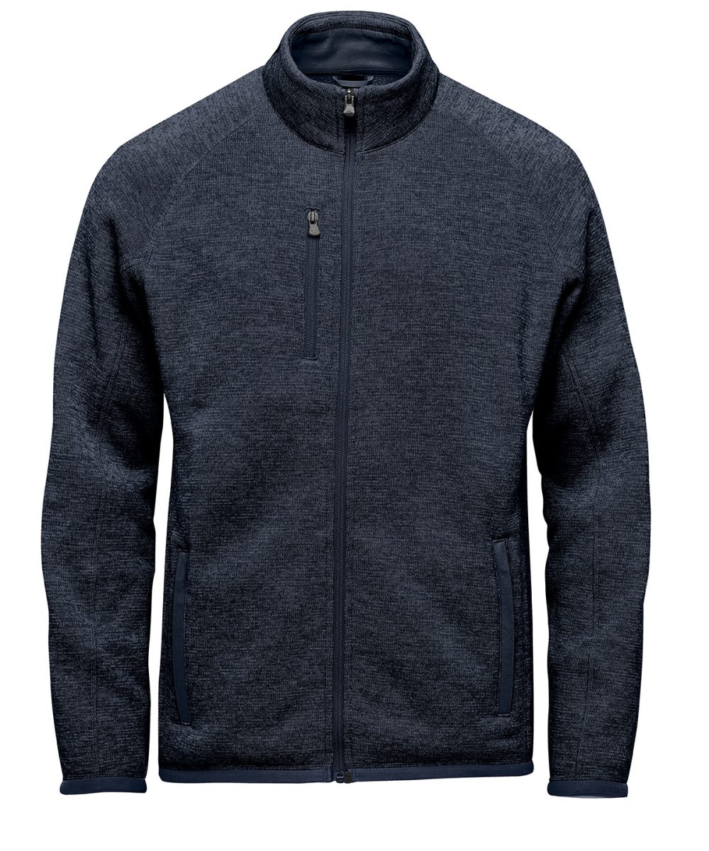 Navy Heather Avalante full-zip fleece jacket