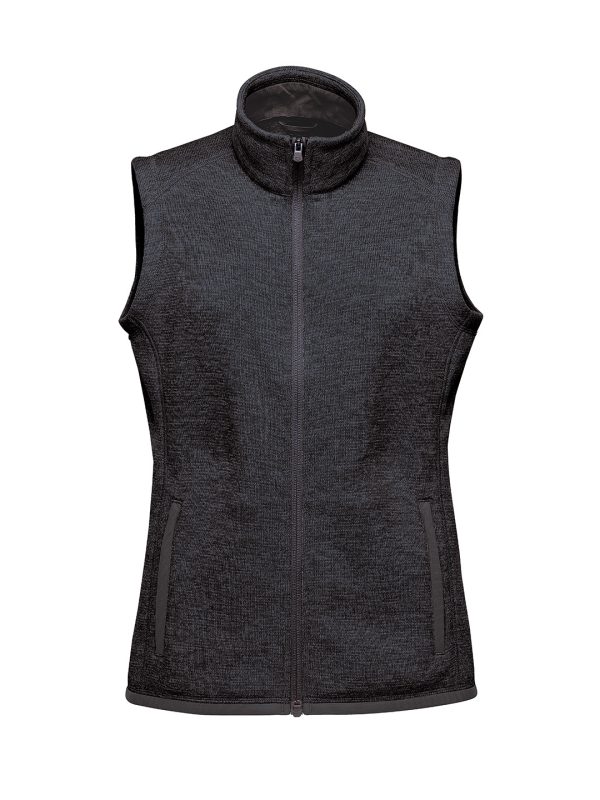 Black Heather Women’s Avalante fleece vest