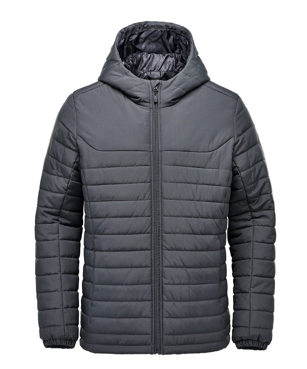 Dolphin Nautilus quilted hooded jacket