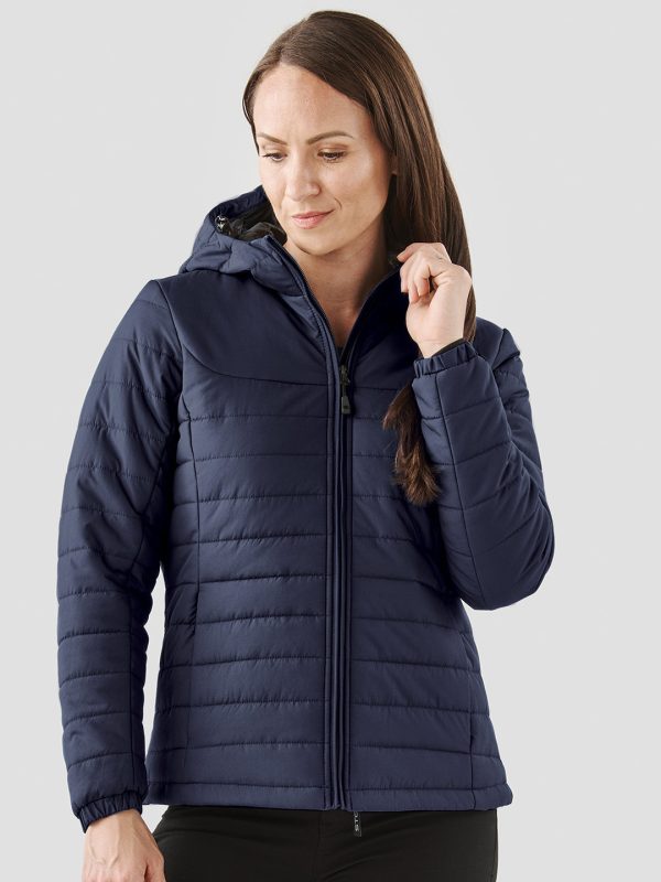 Women’s Nautilus quilted hooded jacket