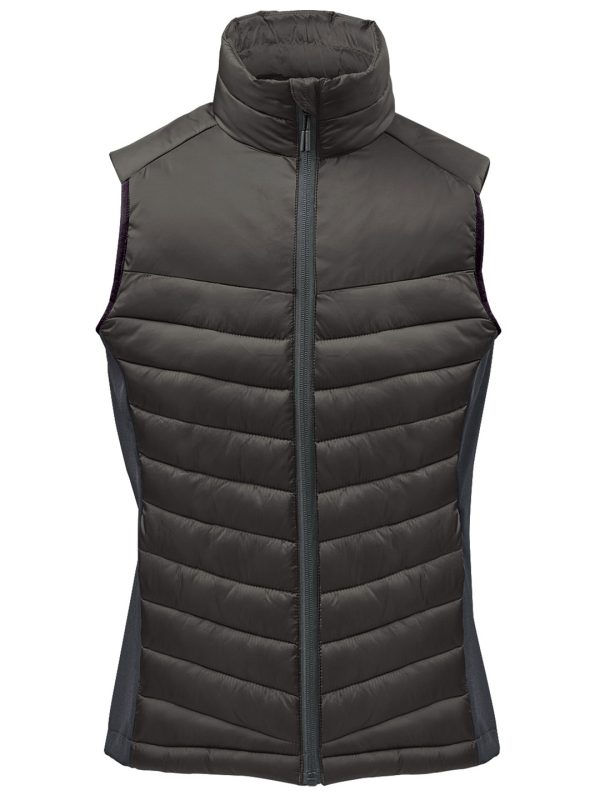 Black/Granite Women’s Montserrat thermal vest