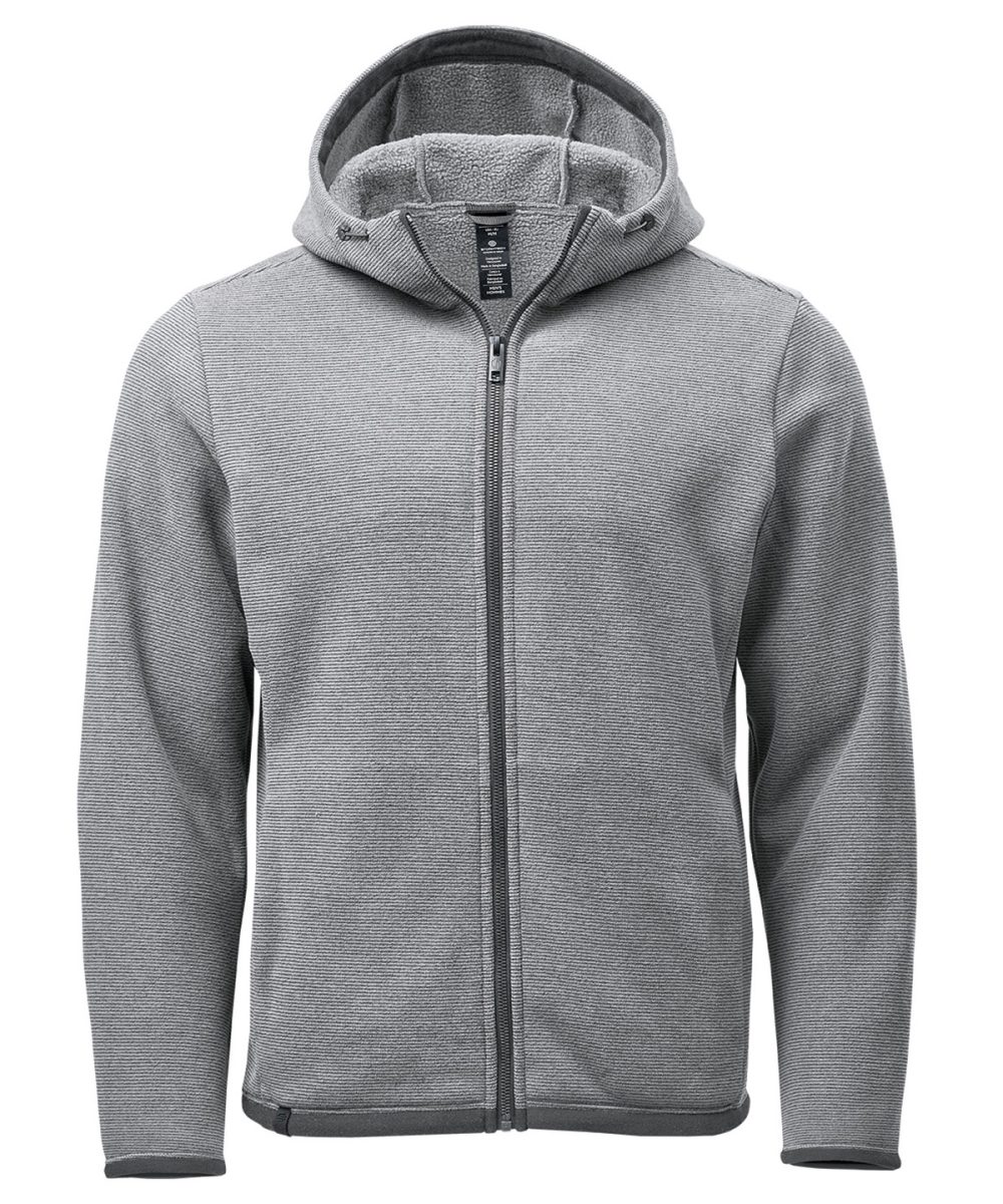 Zinc Stripe Medusa fleece hoodie