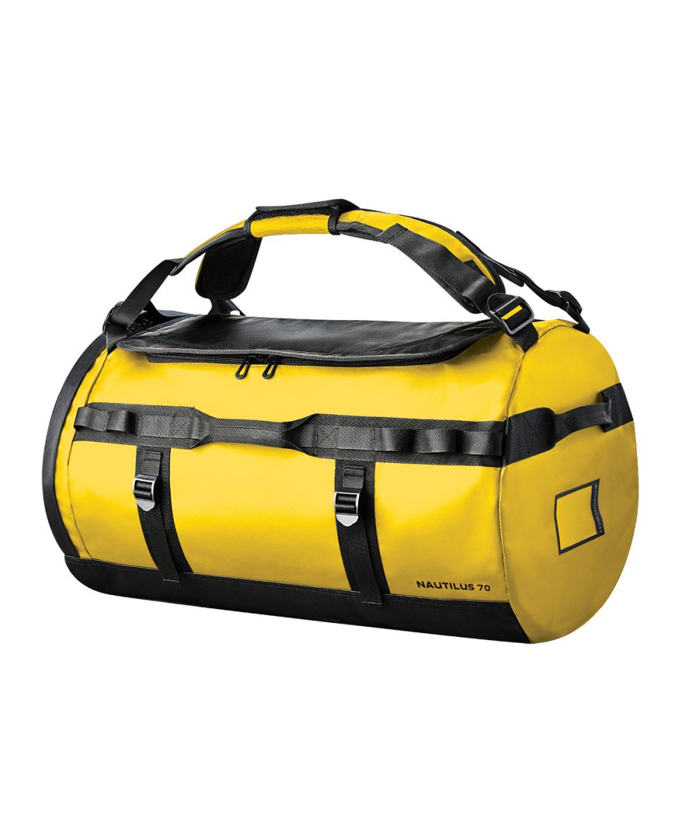 Yellow Nautilus waterproof 70 litre duffle