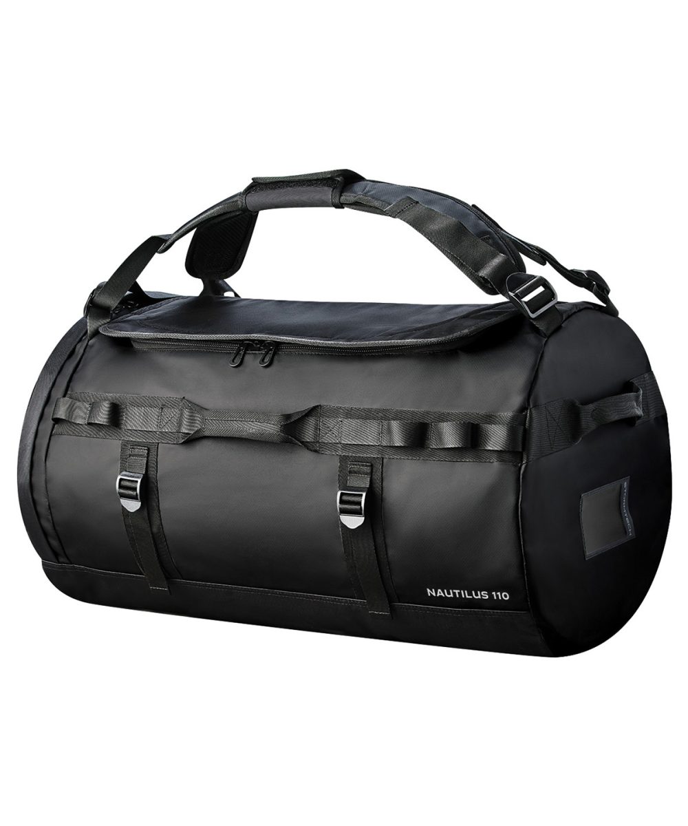 Black Nautilus waterproof 110 litre duffle