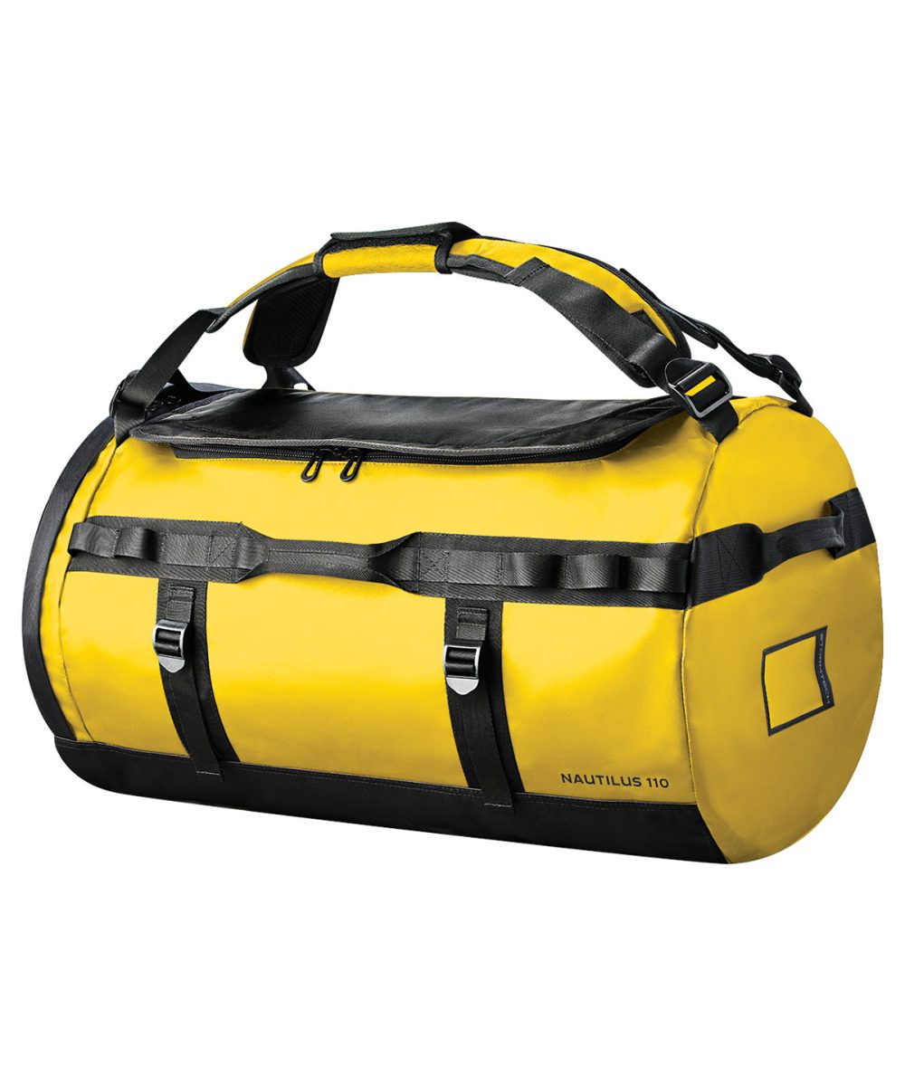 Yellow Nautilus waterproof 110 litre duffle