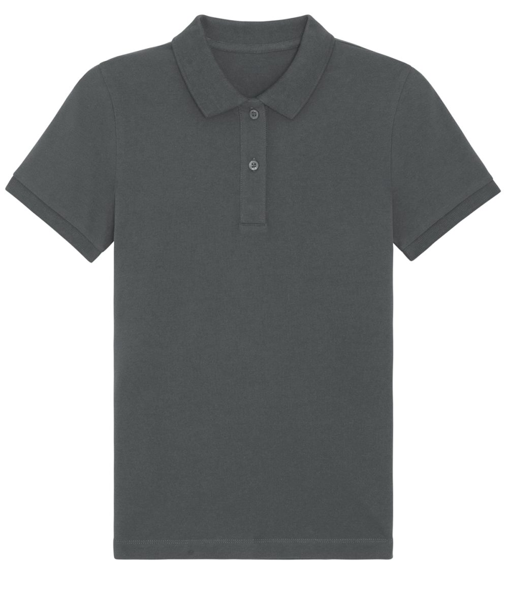 Anthracite Stella Elliser women's fitted piqué short sleeve polo  (STPW333)