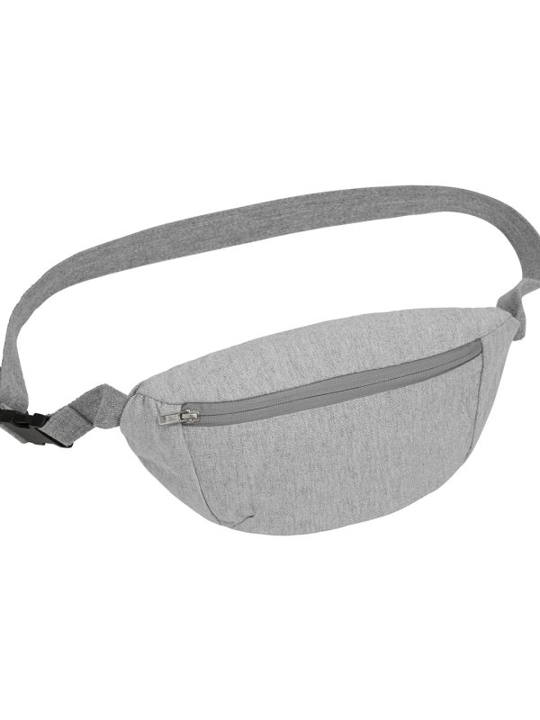 Heather Grey Hip bag with canvas fabric (STAU891)