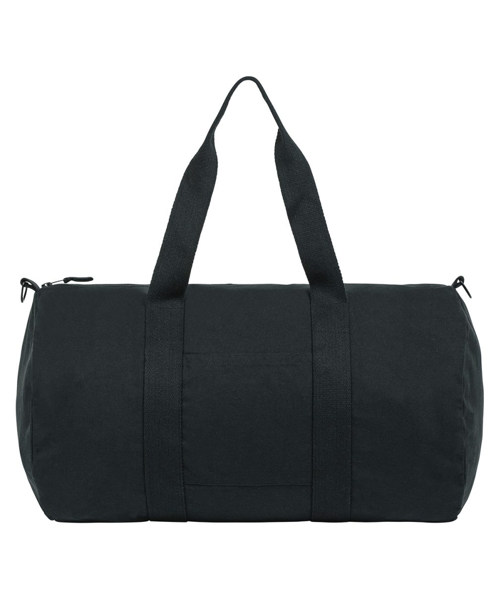 Black Duffle bag with canvas fabric (STAU892)