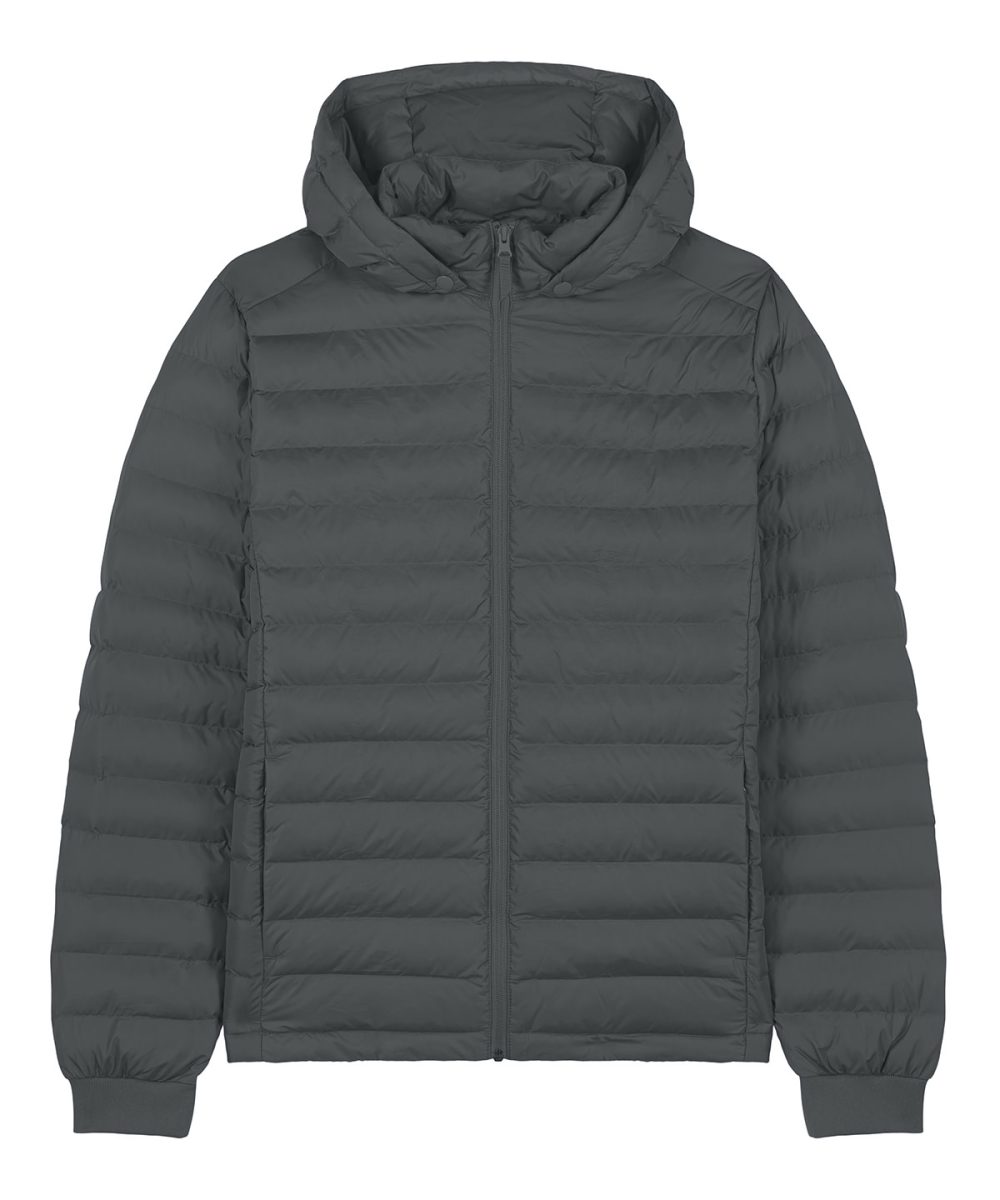 Anthracite Stanley Voyager jacket with removable hood (STJM837)