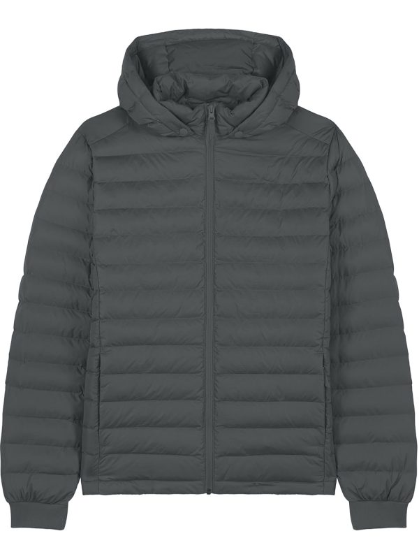 Anthracite Stanley Voyager jacket with removable hood (STJM837)