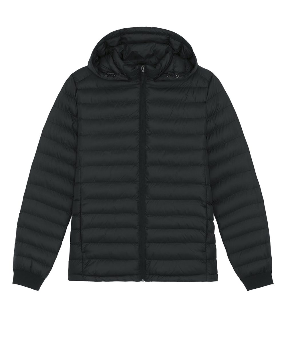 Black Stanley Voyager jacket with removable hood (STJM837)