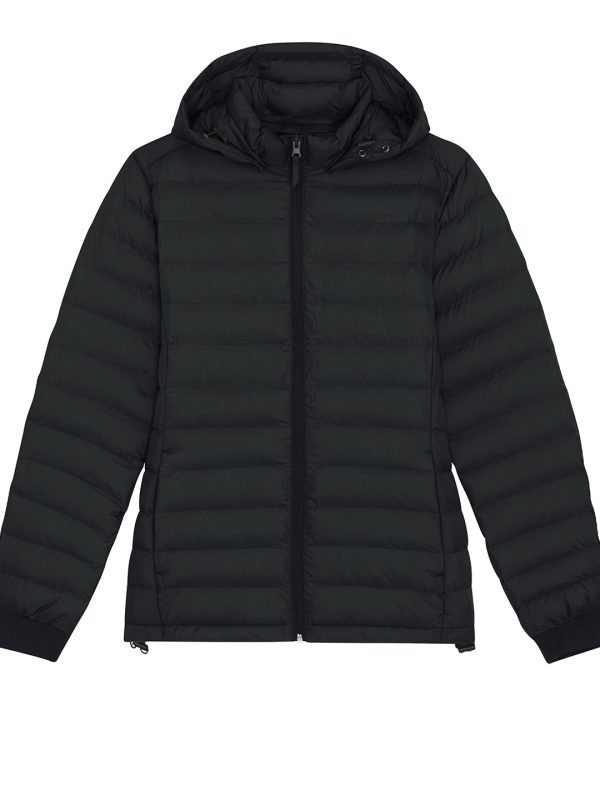 Black Stella Voyager jacket with removable hood (STJW839)