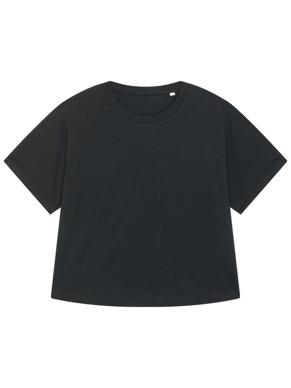 Black Stella Collider oversized women’s t-shirt (STTW089)