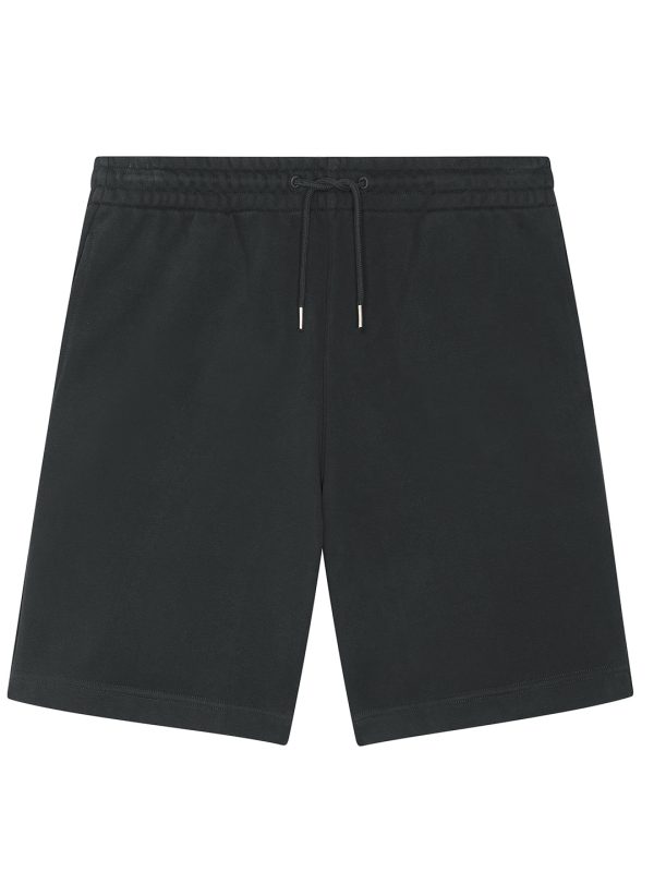 Black Unisex Boarder dry jogger shorts (STBU944)