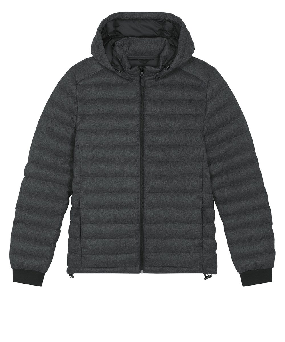 Dark Heather Grey Stanley Voyager wool-like jacket (STJM889)