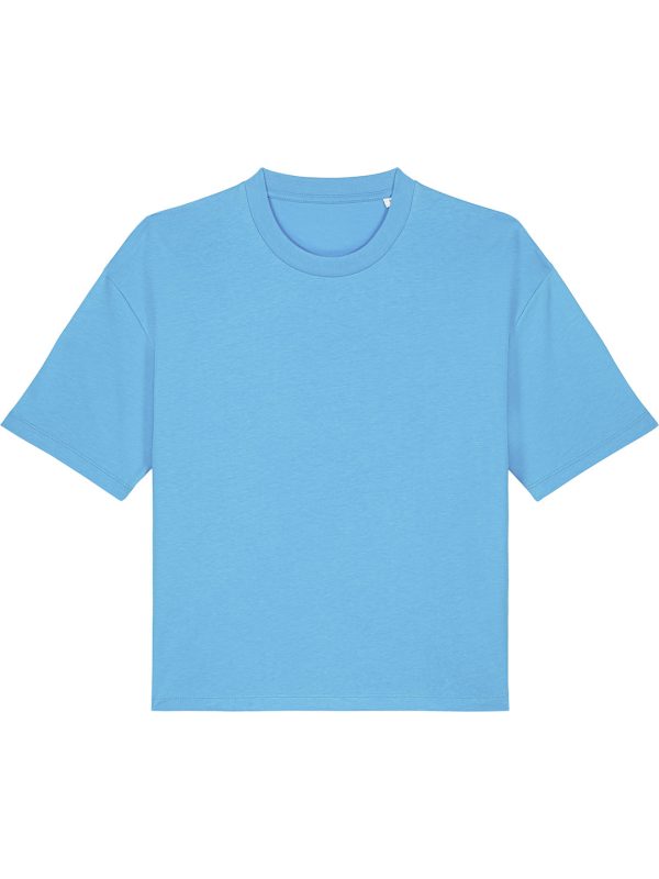 Aqua Blue Women’s Stella Nova boxy t-shirt (STTW175)