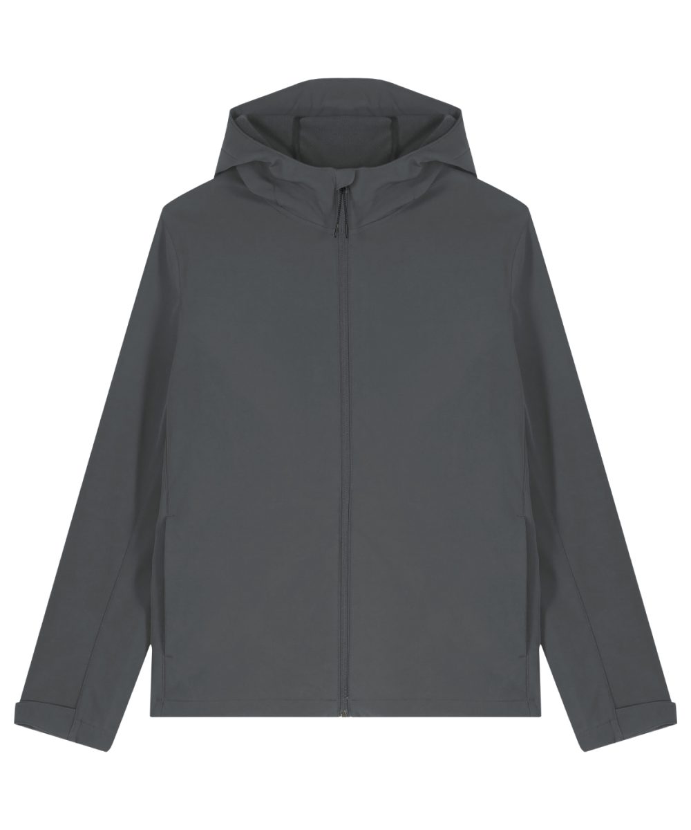 Anthracite Stanley Discoverer hooded softshell (STJM158)