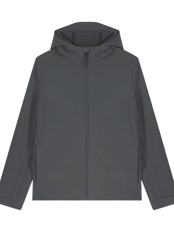 Anthracite Stanley Discoverer hooded softshell (STJM158)