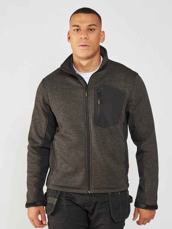 Brady zip-through knitted fleece