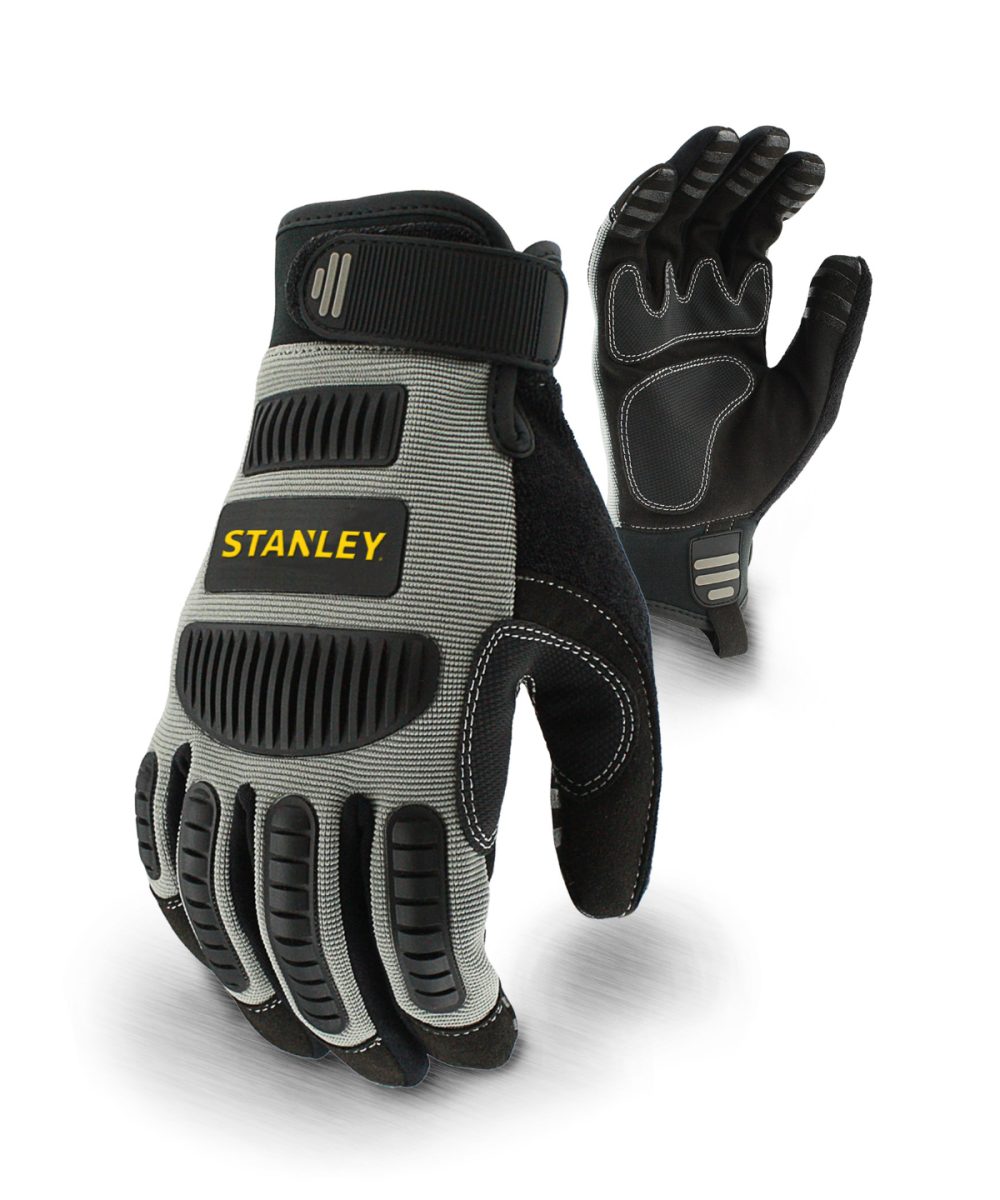 Grey/Black Stanley extreme performance gloves