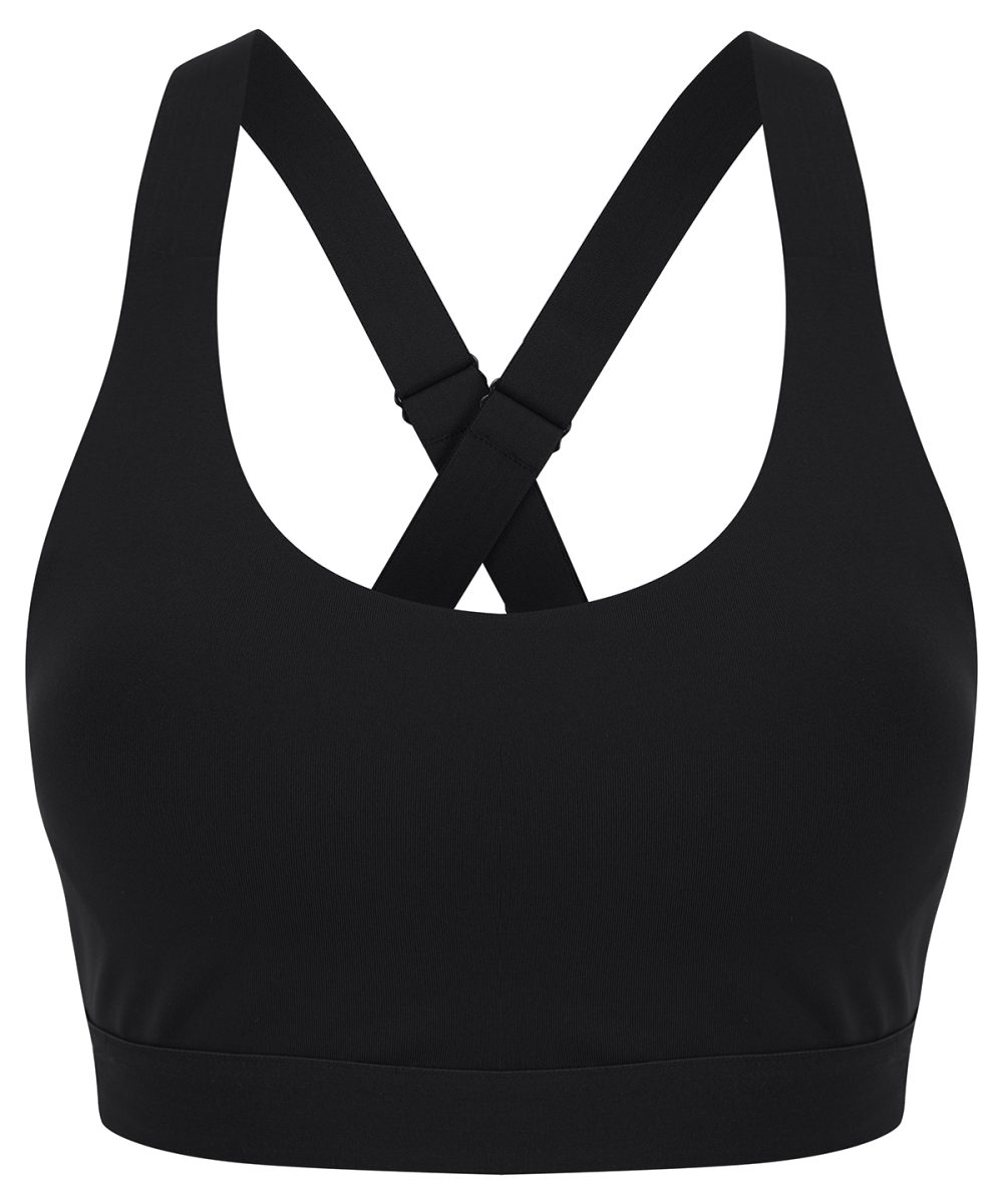 Black Medium impact core bra