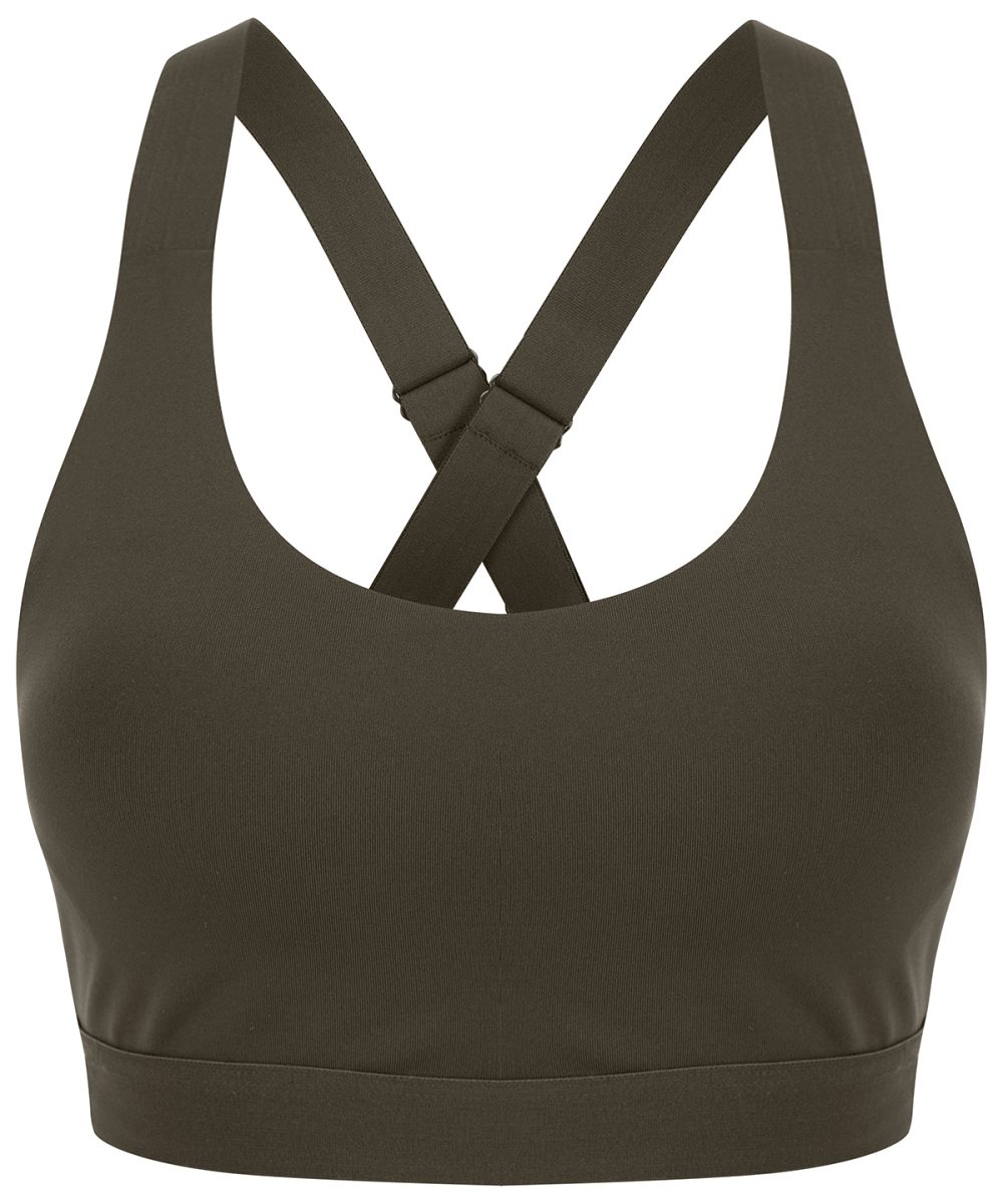 Olive Green Medium impact core bra